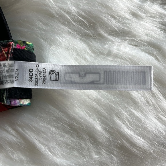 NWOT Victoria’s Secret Bombshell Bikini Brazilian Tropical Top 34DD Bottoms L - Picture 7 of 12